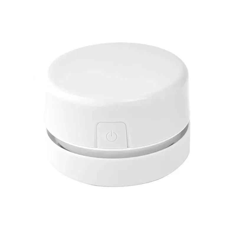 Mini aspirateur de bureau, nettoyeur portable pour miettes, papiers et débris de gomme, à batterie rechargeable avec brosse, coloris macaron mignon 9