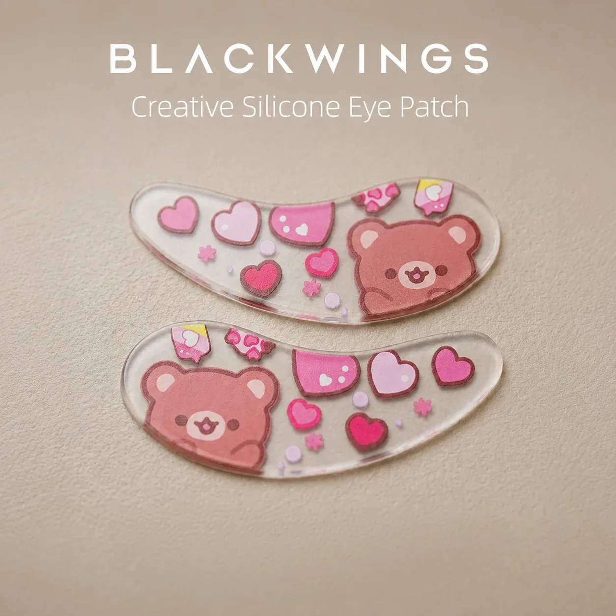 Masque pour les yeux en silicone Blackwings, mise en situation