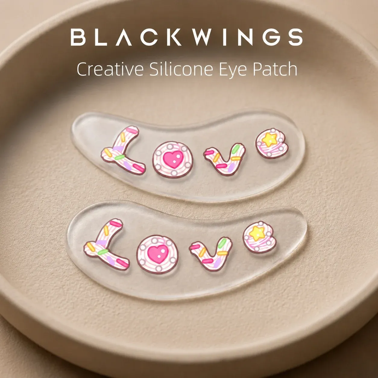 Masque pour les yeux en silicone Blackwings, ambiance lifestyle
