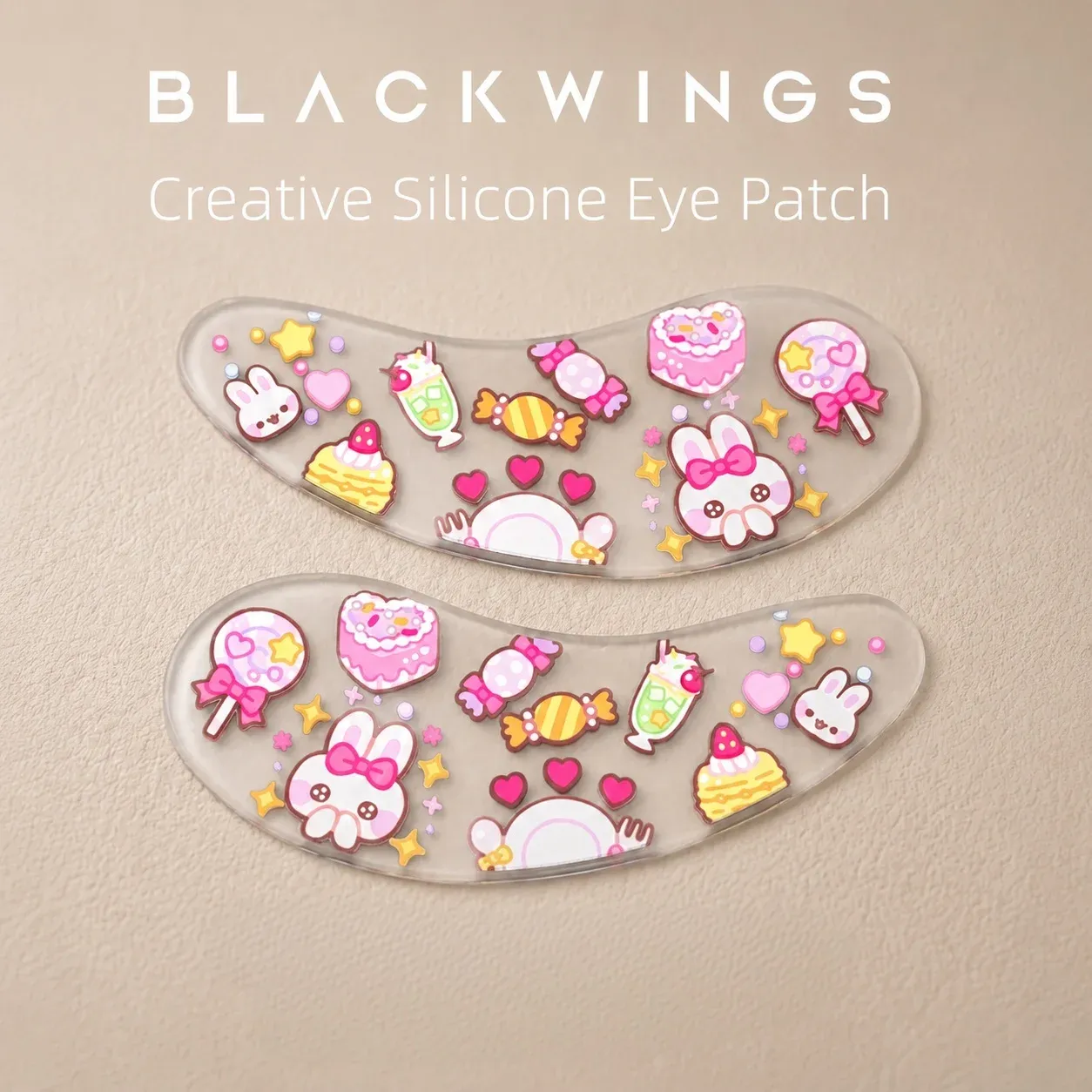 Masque pour les yeux en silicone Blackwings, finition et design