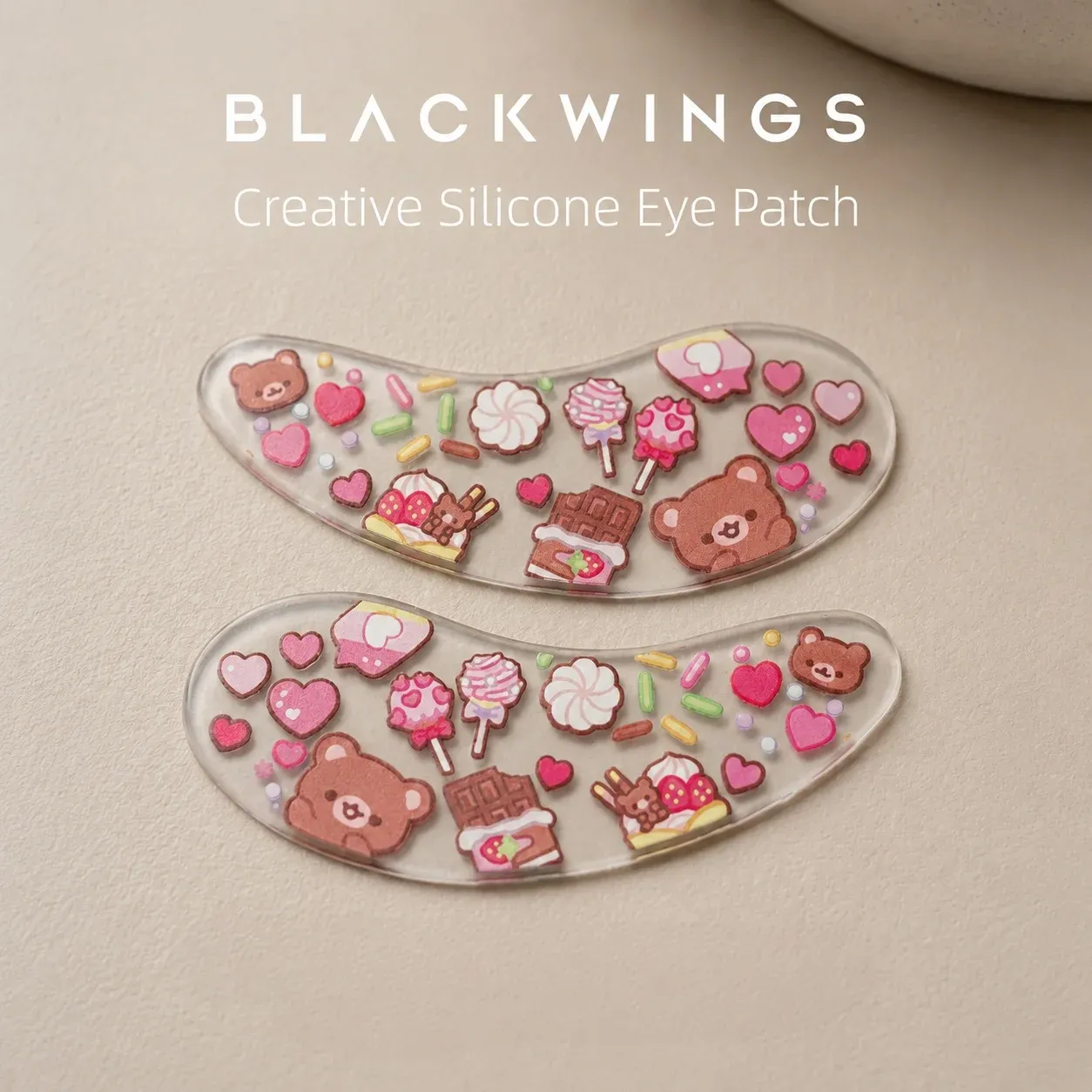 Masque pour les yeux en silicone Blackwings, présentation finale