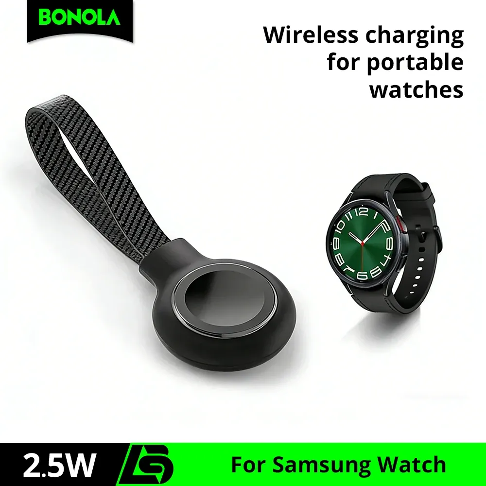 Chargeur sans fil magnétique portable de type C pour montre Samsung Galaxy, compatible Ultra, 8, 7, 6 et 5, avec lanière Bonola - Image 1