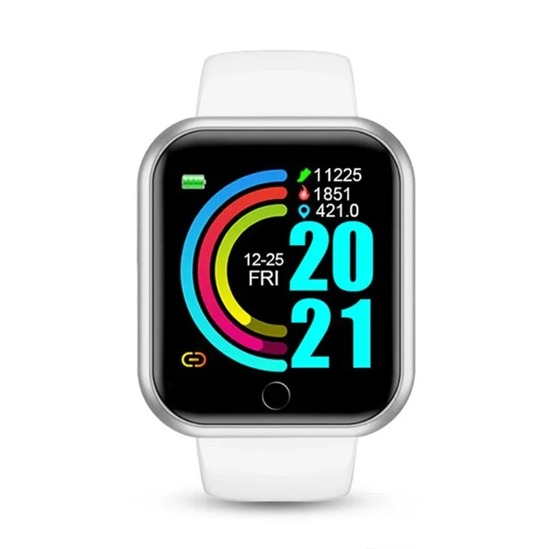 Montre connectée Bluetooth pour homme et femme, montre de sport avec bracelet fitness, lecteur de téléphone connecté, contrôle de la musique, montre numérique 9