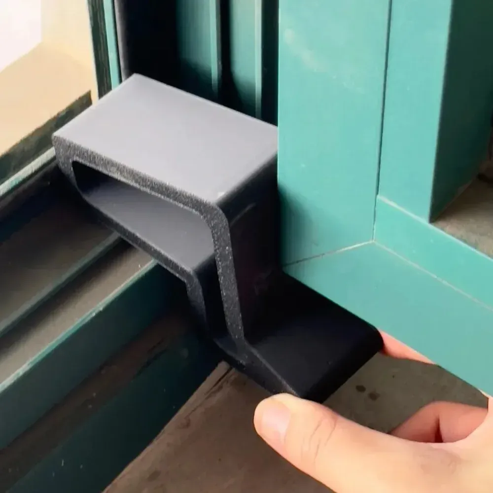 Butée de porte robuste, antidérapante, pour balcon, fenêtre et porte, facile à installer 4