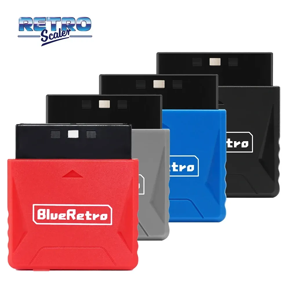 RetroScaler Mini – Adaptateur récepteur BlueRetro pour PS1, PS One et PS2 – Compatible avec manettes sans fil 8BitDo, PS4, PS5 et Xbox Series X|S 2