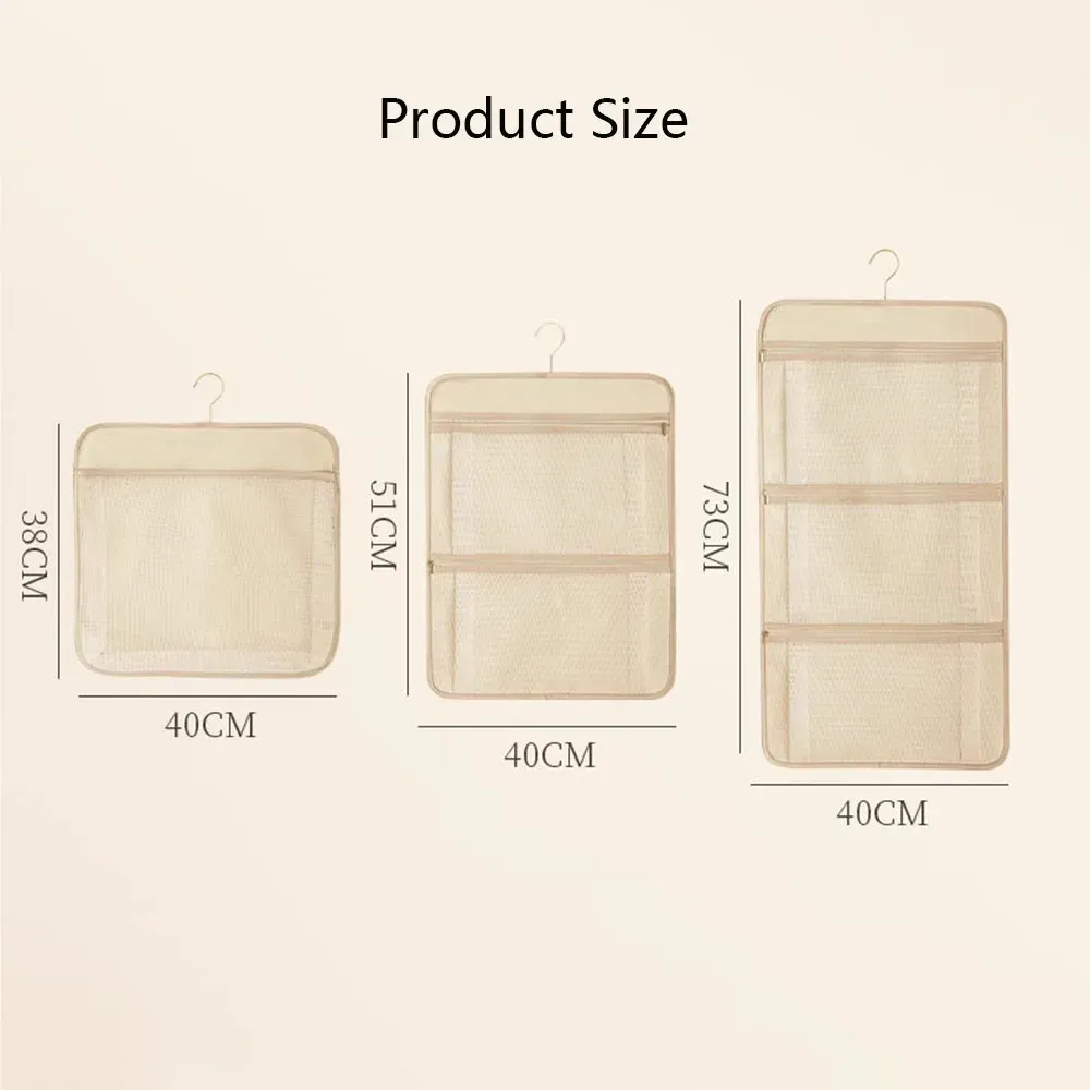 Sac de rangement suspendu multi-poches pour sous-vêtements et chaussettes 6