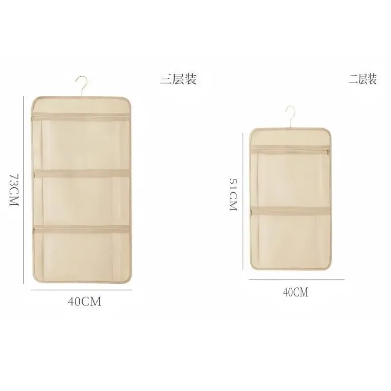 Sac de rangement suspendu multi-poches pour sous-vêtements et chaussettes 8