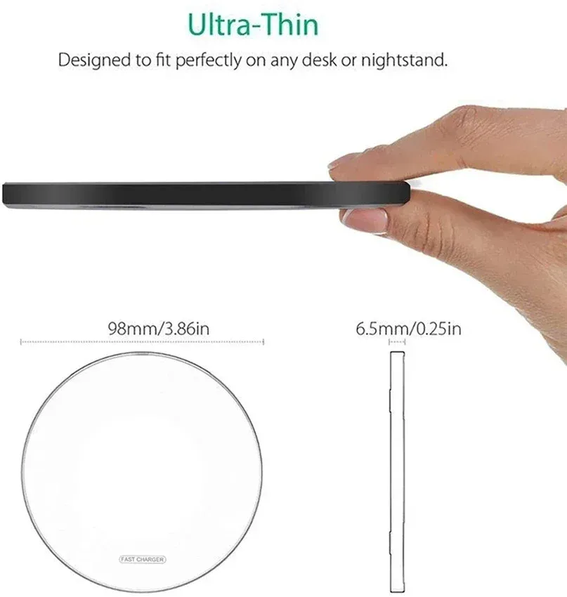 Chargeur sans fil 30 W compatible iPhone et Samsung 2