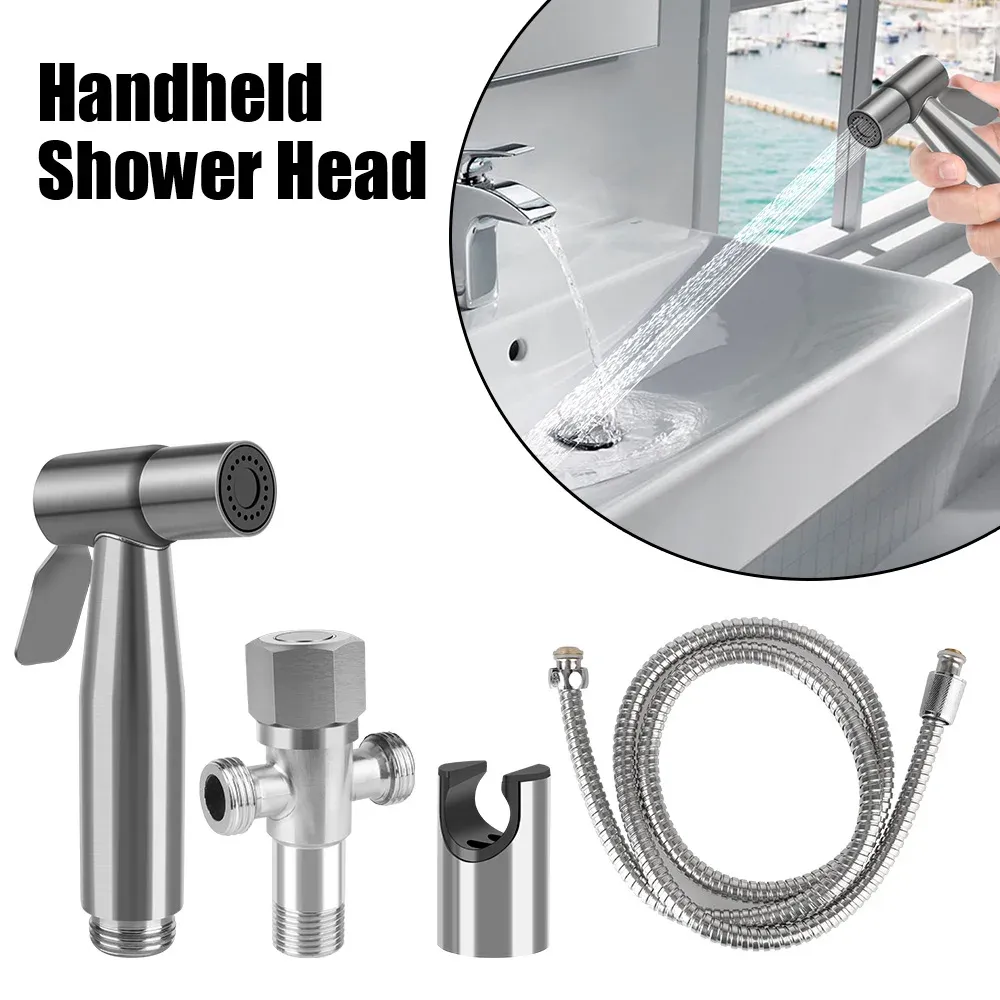 Ensemble bidet à main autonettoyant en acier inoxydable 2