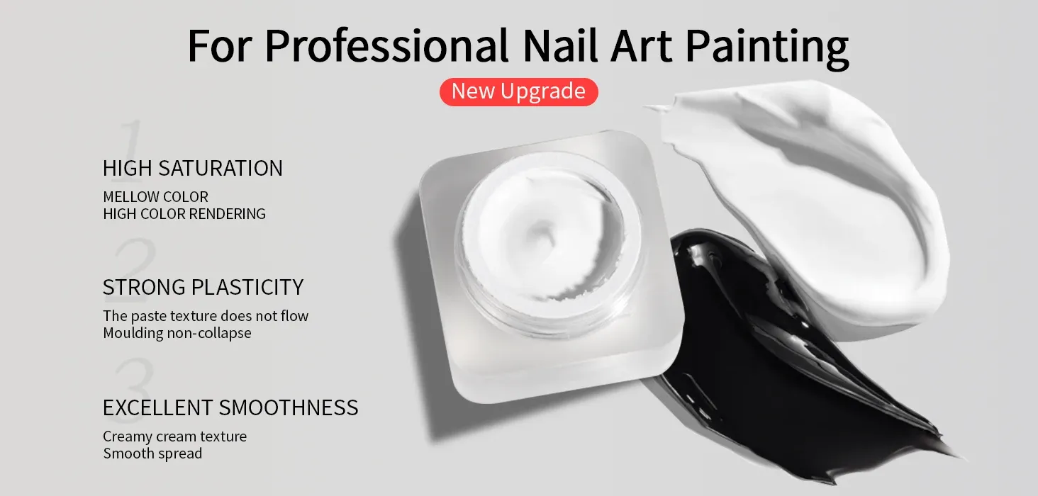 Détail de la texture gaufrée du gel 3D sur ongles