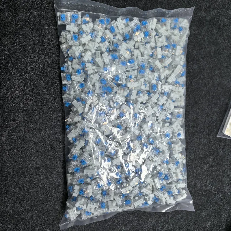 Interrupteurs mécaniques pour clavier : bleus, rouges, bruns, personnalisables, échangeables à chaud, 3 broches, tige croisée, lot de 20 à 100 pièces, compatibles claviers mécaniques 3