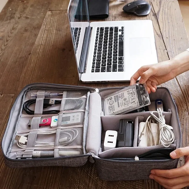 Pochette en situation de voyage