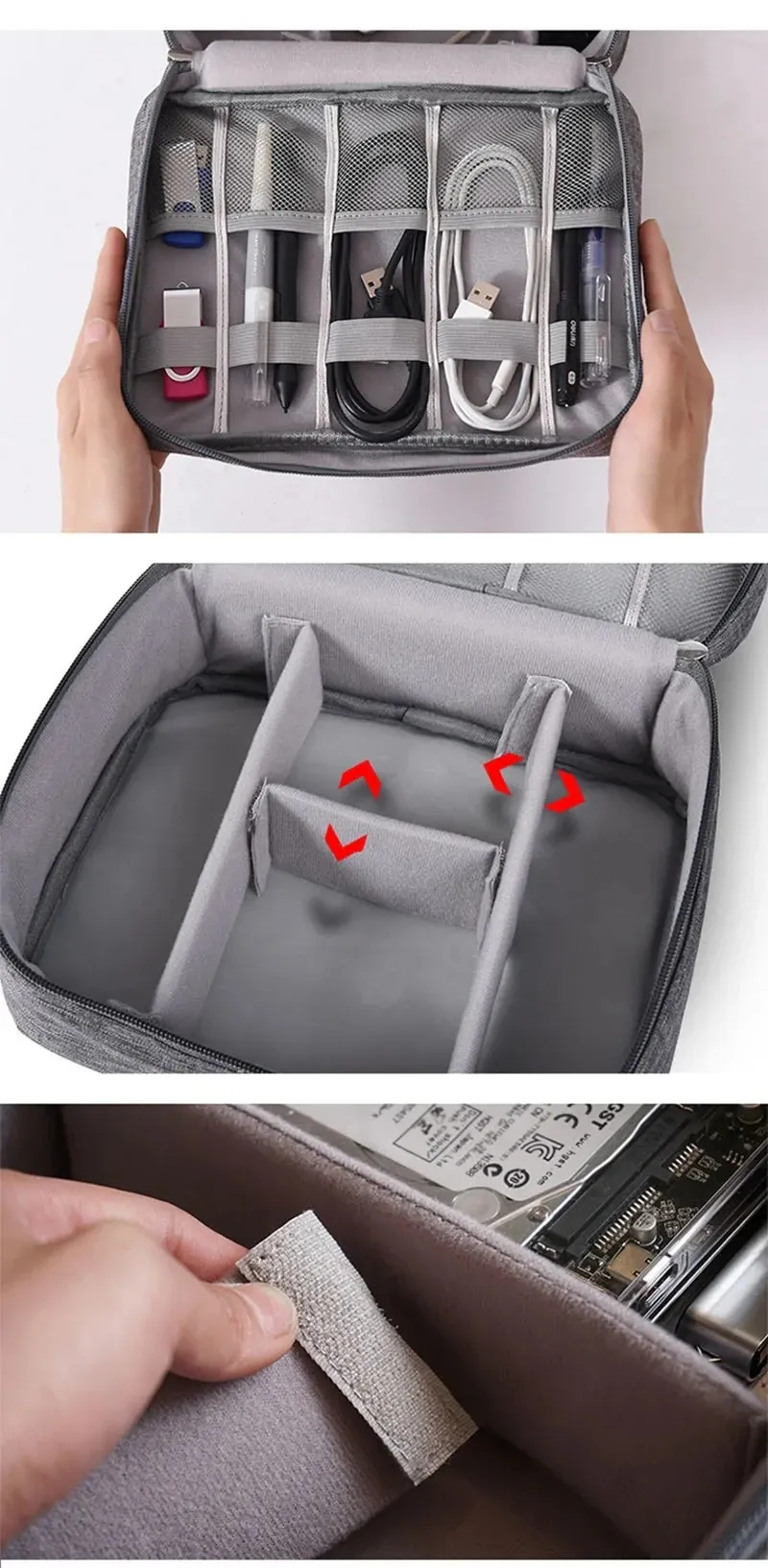 Pochette de rangement en contexte