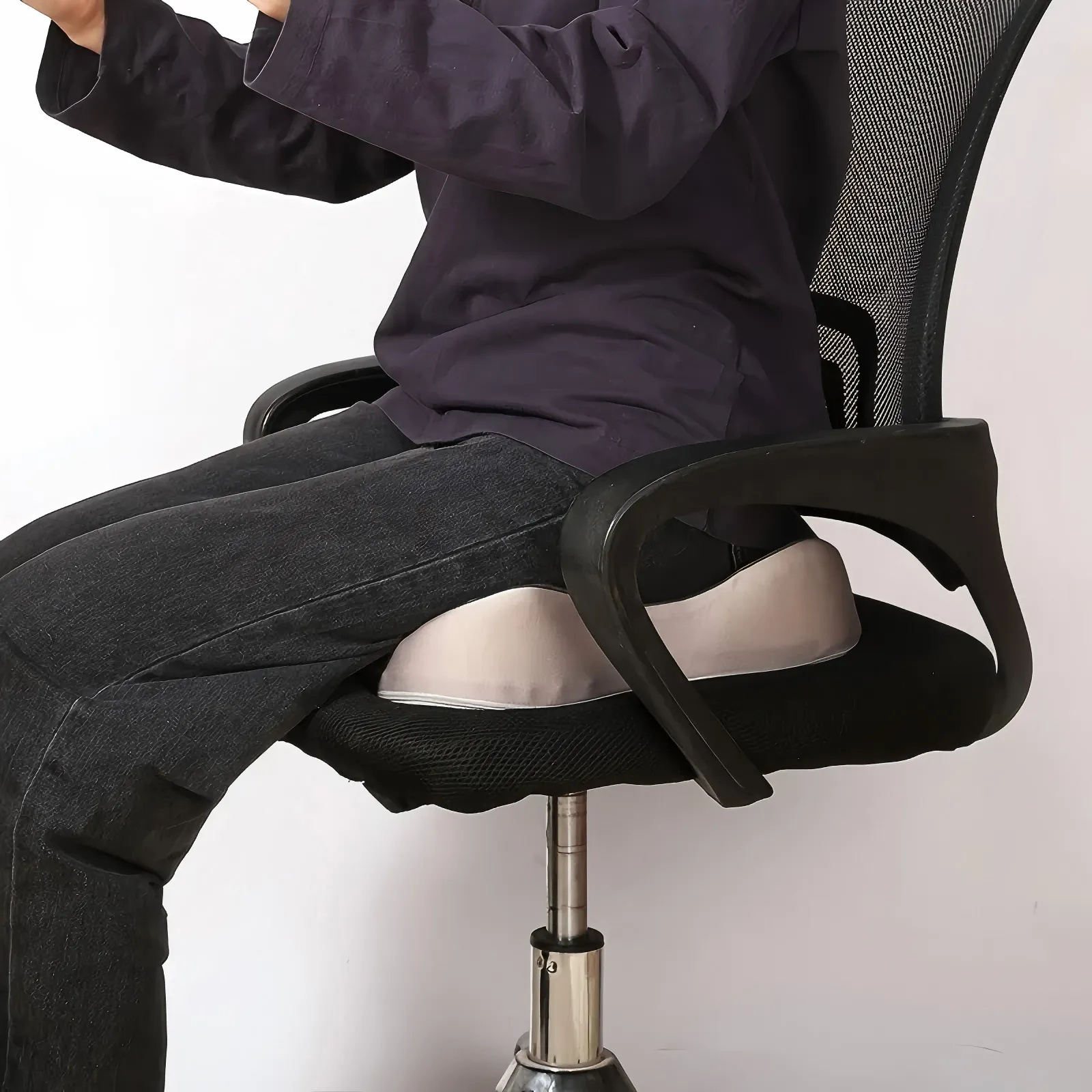 Coussin de siège ergonomique, vue de face