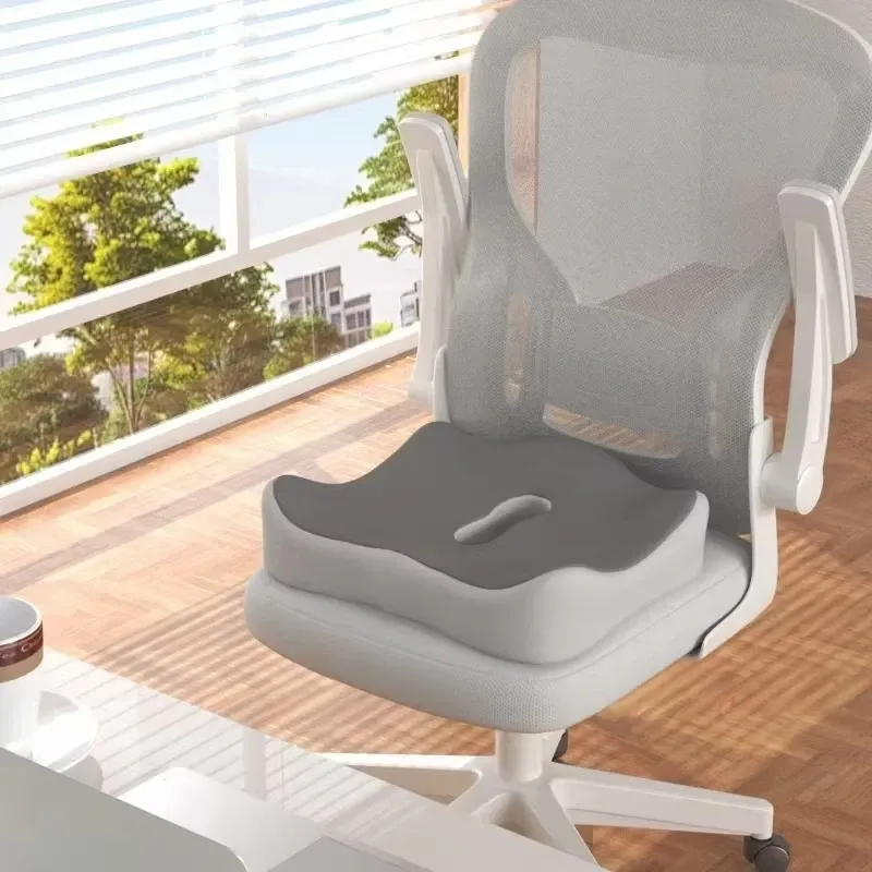 Coussin d'assise en mousse à mémoire de forme pour coccyx et sciatique, soulagement des douleurs dorsales, chaise de bureau et siège auto, mousse orthopédique antidérapante 7