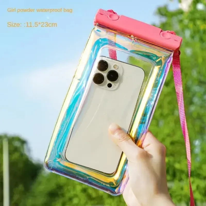 Sac étanche d'été pour téléphone, pochette de natation pour iPhone 16, 15, 14, 13 Pro Max, Xiaomi 14T, Samsung S25, étui étanche universel Ultra 7