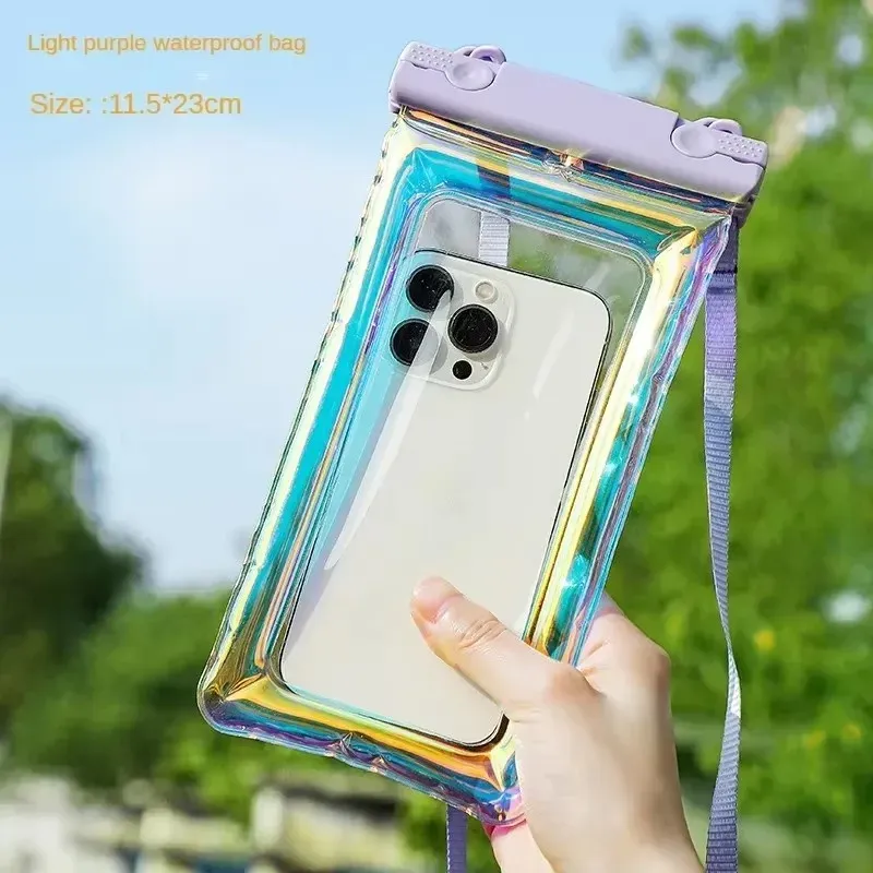 Sac étanche d'été pour téléphone, pochette de natation pour iPhone 16, 15, 14, 13 Pro Max, Xiaomi 14T, Samsung S25, étui étanche universel Ultra 9