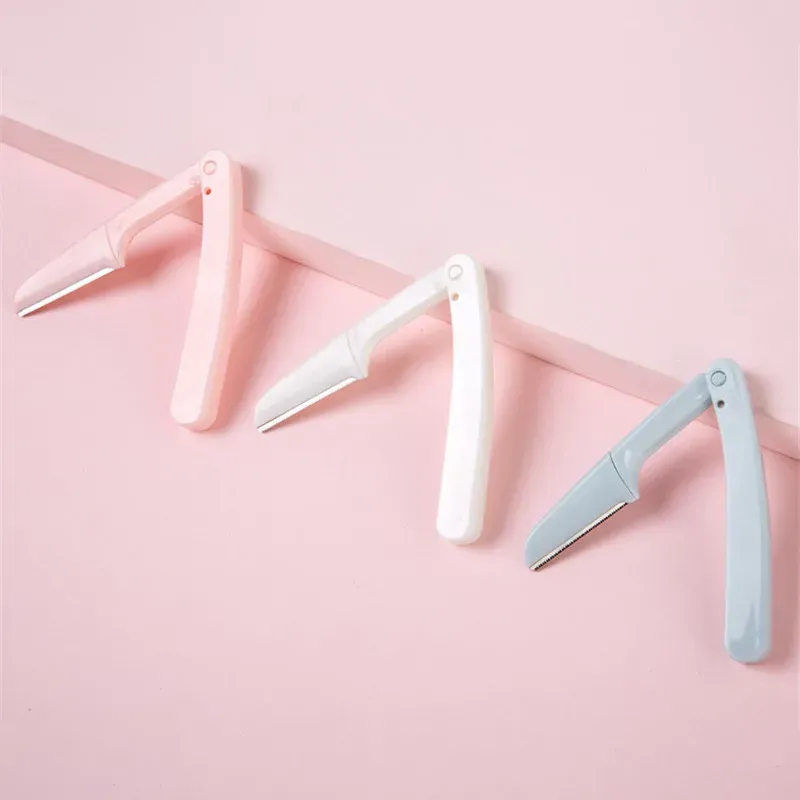 Tondeuse à sourcils portable et pliable en acier inoxydable 6