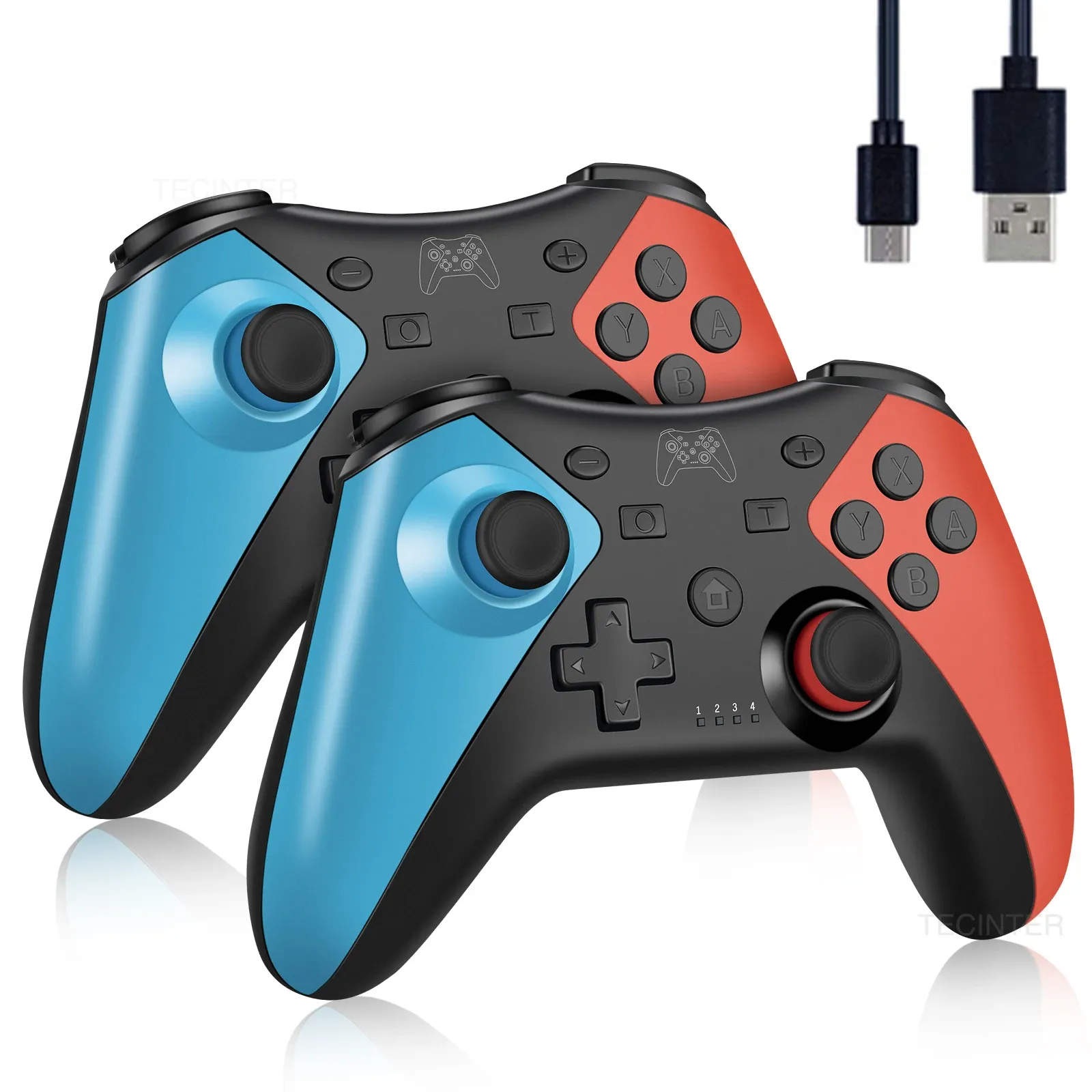 Manette Bluetooth sans fil pour Nintendo Switch 2 / Switch Pro, compatible avec Switch Pro, OLED, Lite, PC et Android