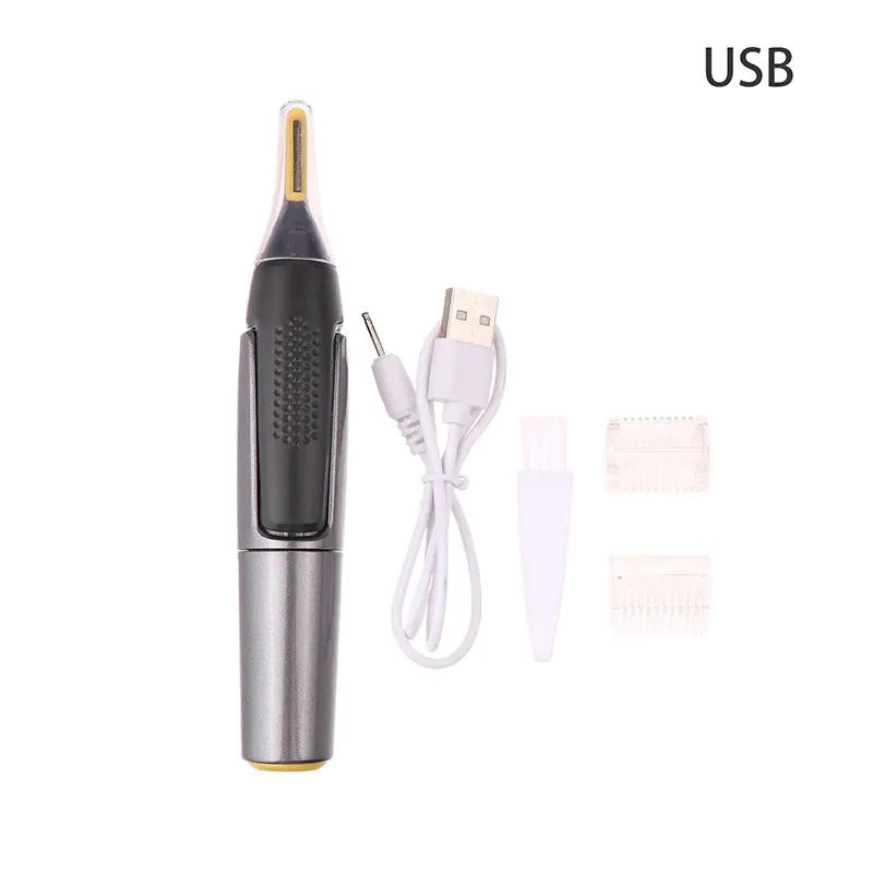 Tondeuse de précision électrique pour nez et oreilles, étanche, portable et hygiénique 8