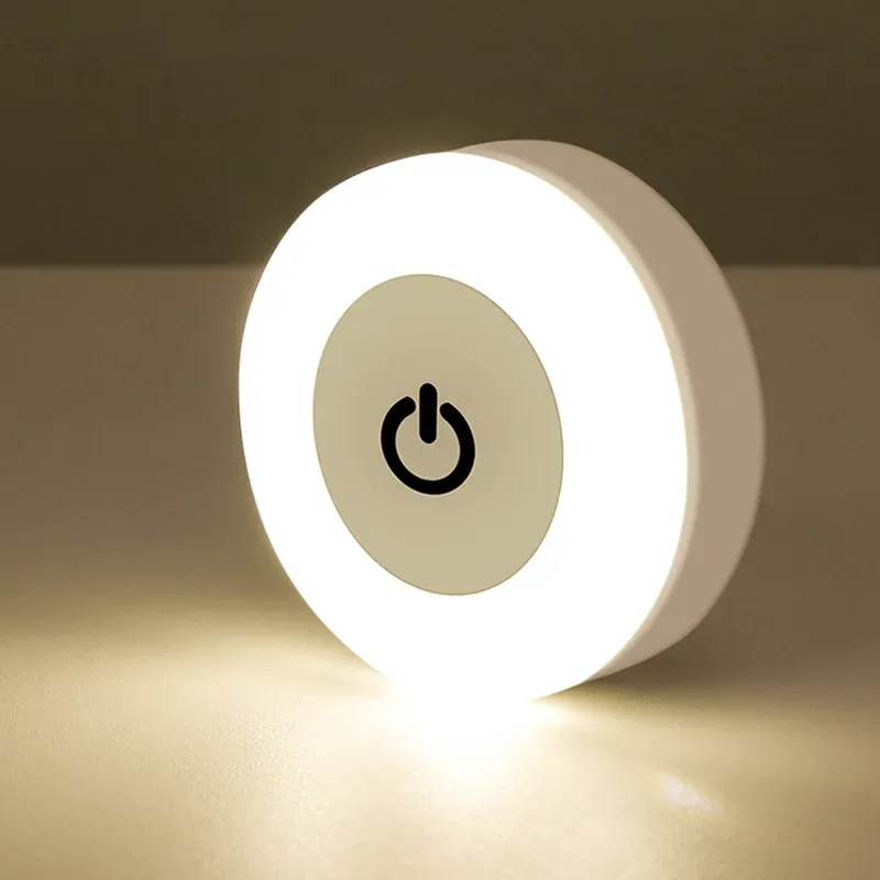 Veilleuse LED tactile rechargeable à fixation magnétique