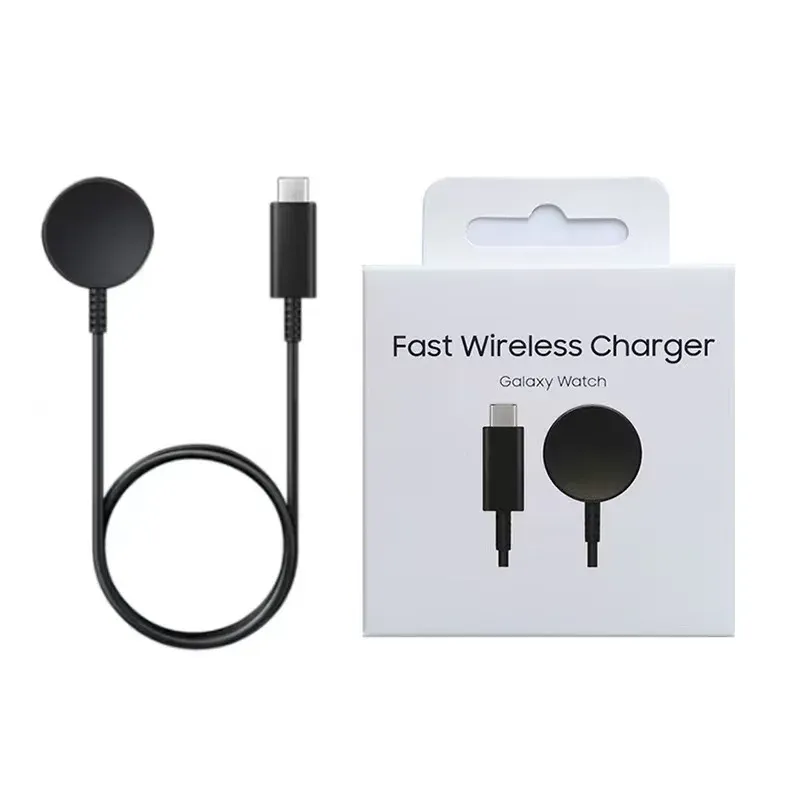 Chargeur magnétique sans fil pour Samsung Galaxy Watch8/7/6 Classic/5 Pro/4/3/2 Active, support de charge rapide USB-C