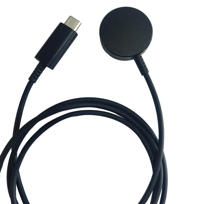 Chargeur magnétique sans fil pour Samsung Galaxy Watch8/7/6 Classic/5 Pro/4/3/2 Active, support de charge rapide USB-C 4