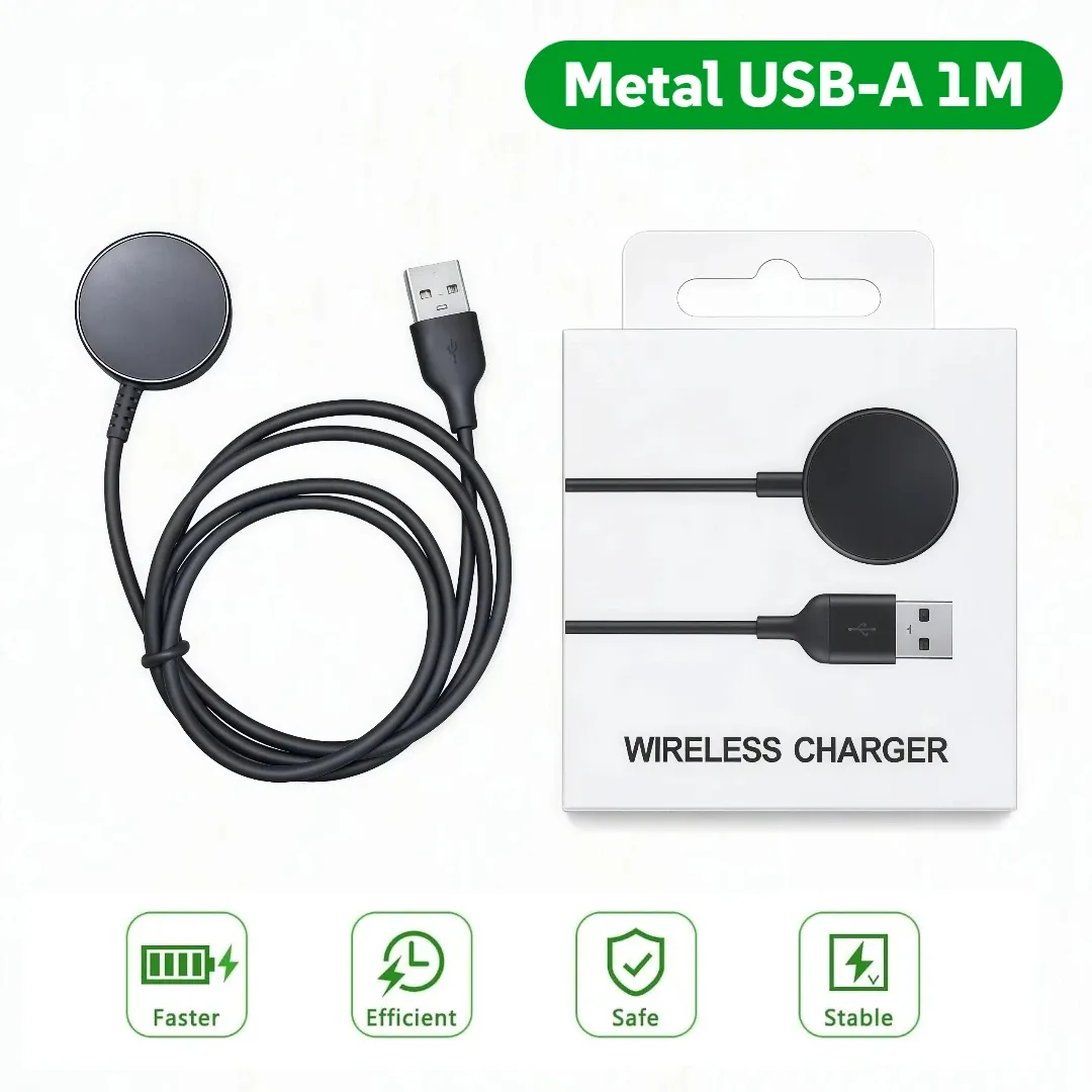 Chargeur magnétique sans fil pour Samsung Galaxy Watch8/7/6 Classic/5 Pro/4/3/2 Active, support de charge rapide USB-C 8