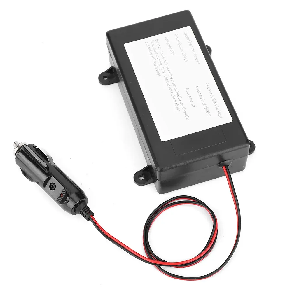 Ozoniseur de voiture 10 W, 12 V CC, 1000 mg/h, élimination des odeurs 3