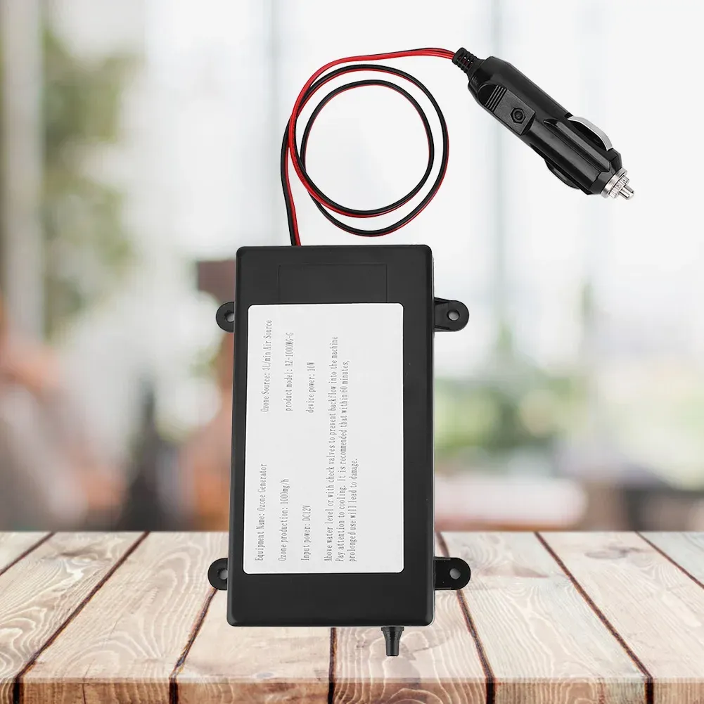 Ozoniseur de voiture 10 W, 12 V CC, 1000 mg/h, élimination des odeurs 6