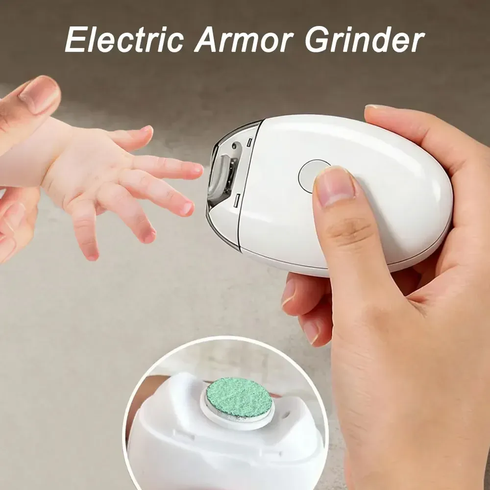 Coupe-ongles électrique 2 en 1 avec lumière LED, lime automatique, manucure pour bébé et soin des ongles - Image 1