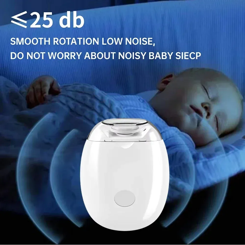 Coupe-ongles électrique 2 en 1 avec lumière LED, lime automatique, manucure pour bébé et soin des ongles 6