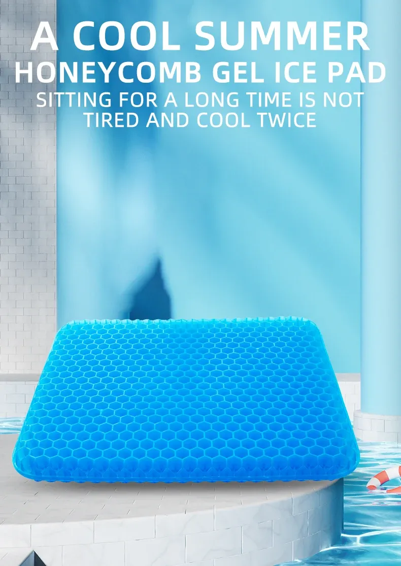 Coussin de siège de voiture en silicone souple, vue d'ensemble