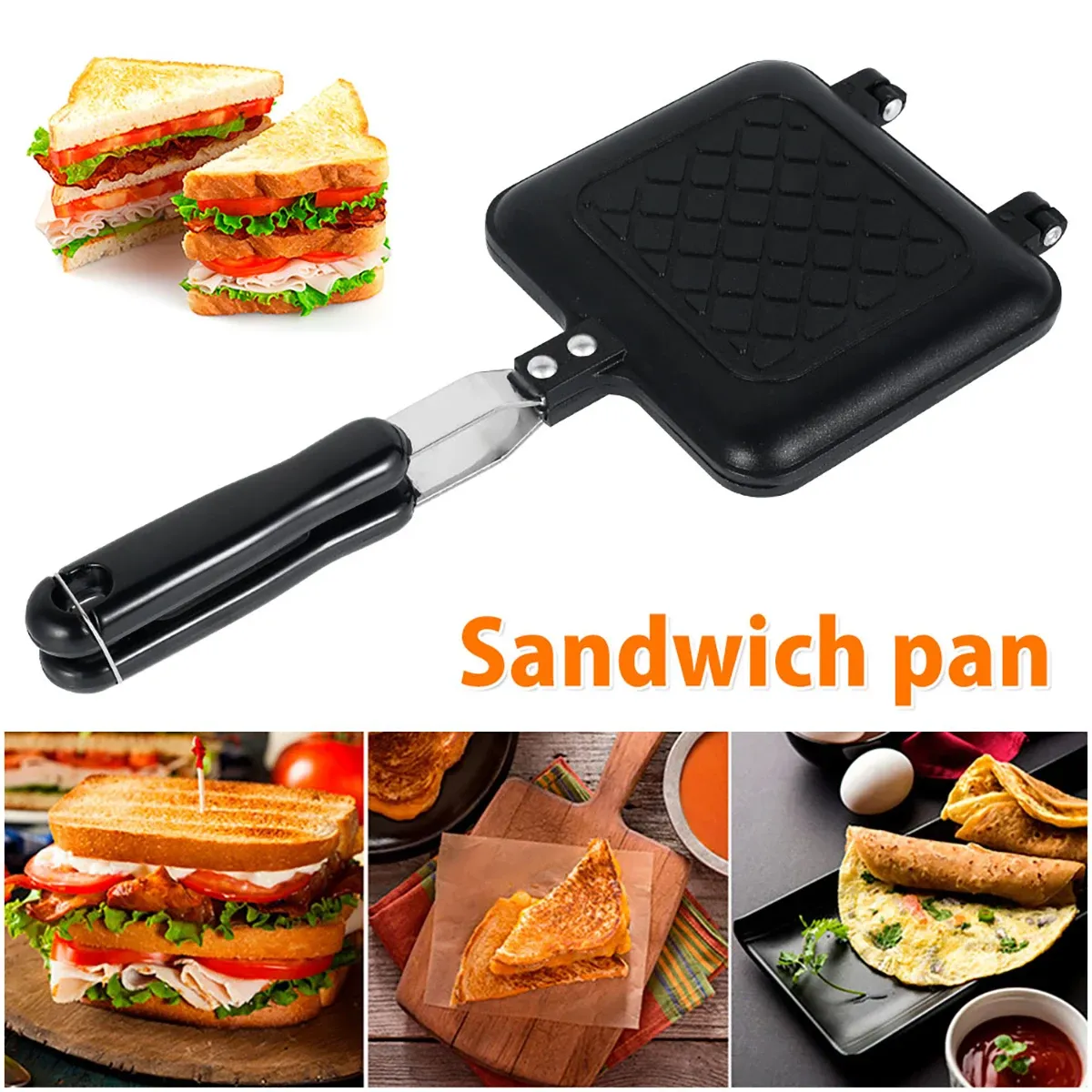 Machine à sandwich antiadhésive double face, vue d'ensemble