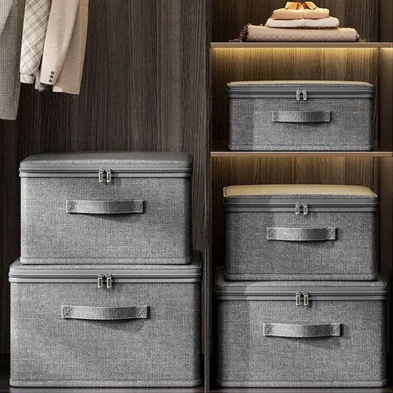 Boîtes de rangement étanches et empilables, organisateurs polyvalents pour placard, chambre et cuisine 2