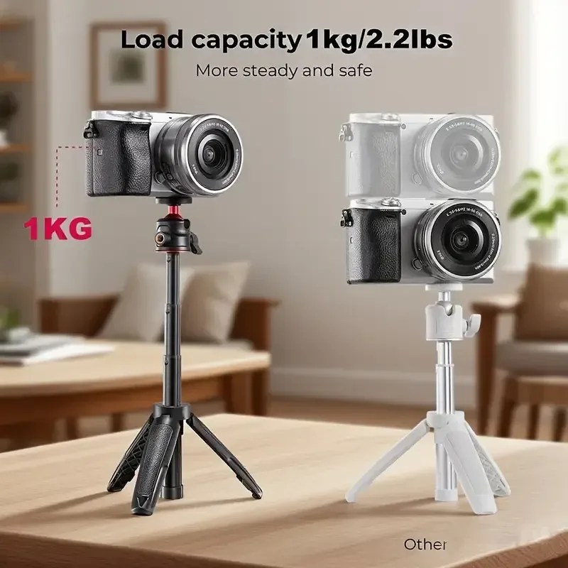 Mini perche à selfie et trépied télescopique pour GoPro, Insta360, DJI Action et Pocket Camera 6