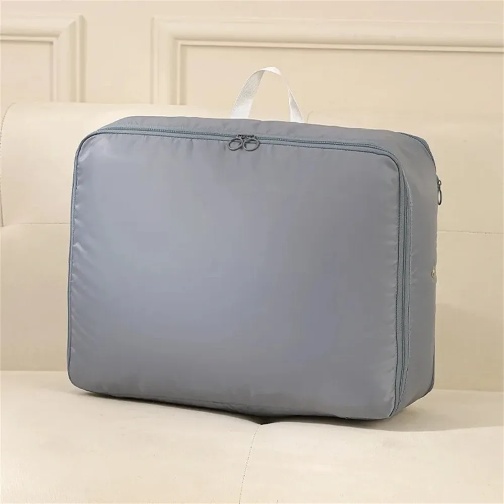 Sac de compression pour vêtements d'automne et d'hiver, organisateur de garde-robe en coton pour doudounes et bagages 9