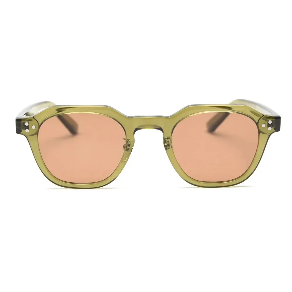 Lunettes de soleil polarisées carrées en TR90 pour femmes et hommes, monture épaisse au design rétro 5