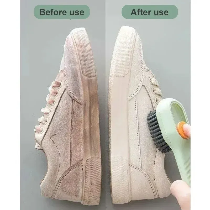 Brosse à Chaussures Multifonction Souple Regina avec Manche Long et Crochet, Outil de Nettoyage pour Vêtements 4