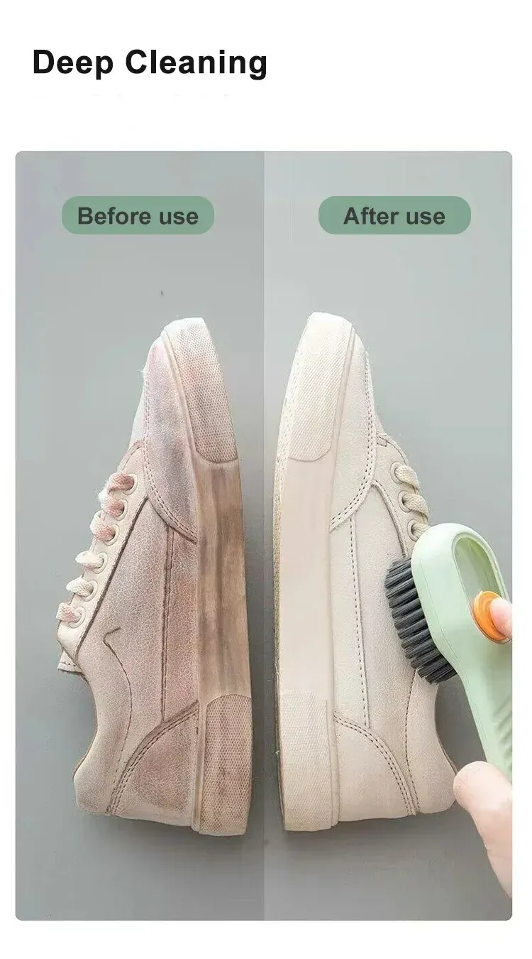 Brosse à chaussures à poils doux, détail des poils