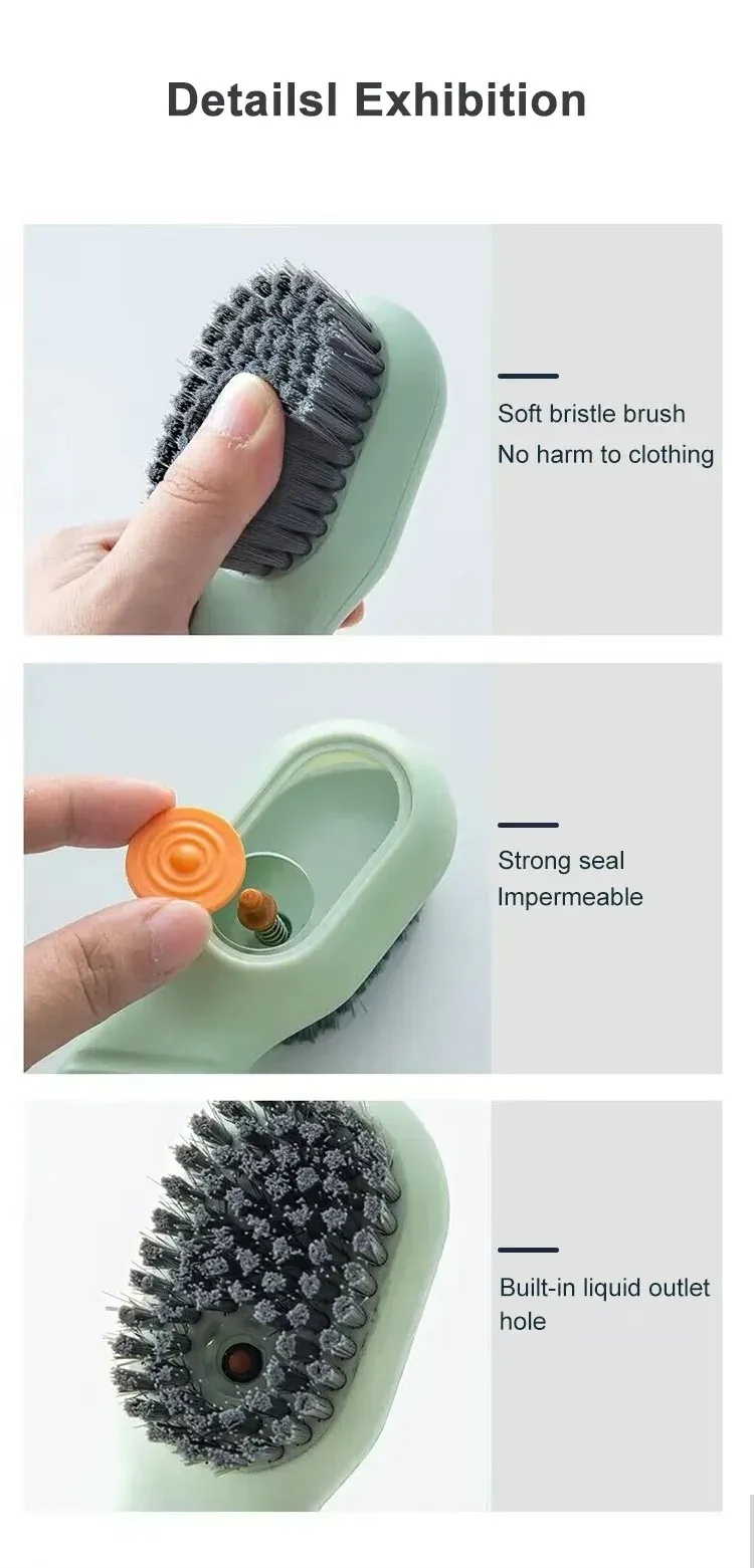 Brosse à chaussures en situation d'entretien
