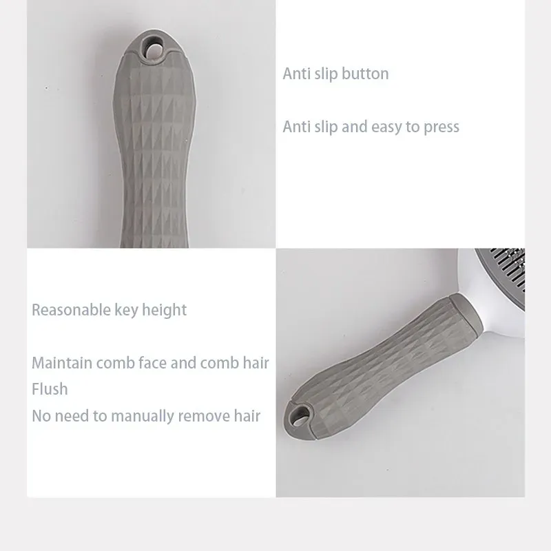 Brosse Slicker pour animaux de compagnie, design épuré