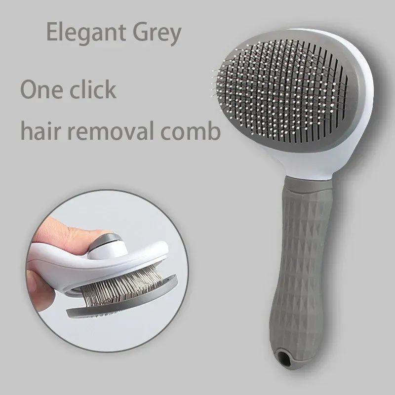 Brosse à poils pour chiens et chats, peigne épilateur pour animaux de compagnie 10