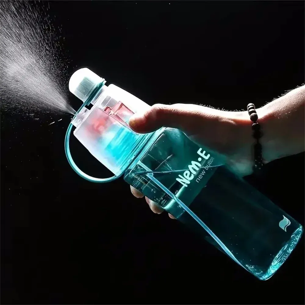 Bouteille d'eau portable avec paille, lot de 1 à 4 pièces, pour sports de plein air