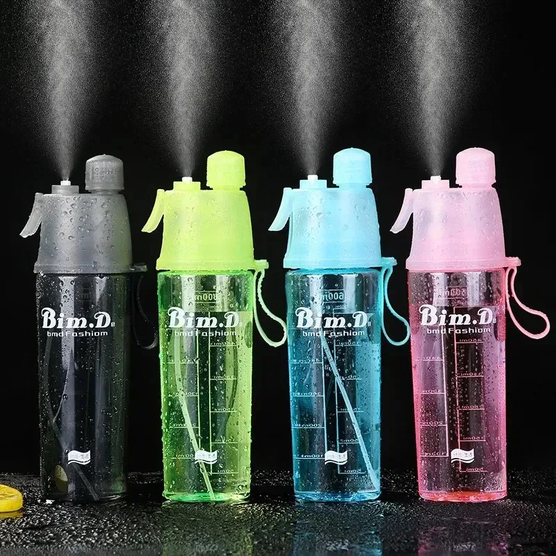 Bouteille d'eau portable avec paille, lot de 1 à 4 pièces, pour sports de plein air 3