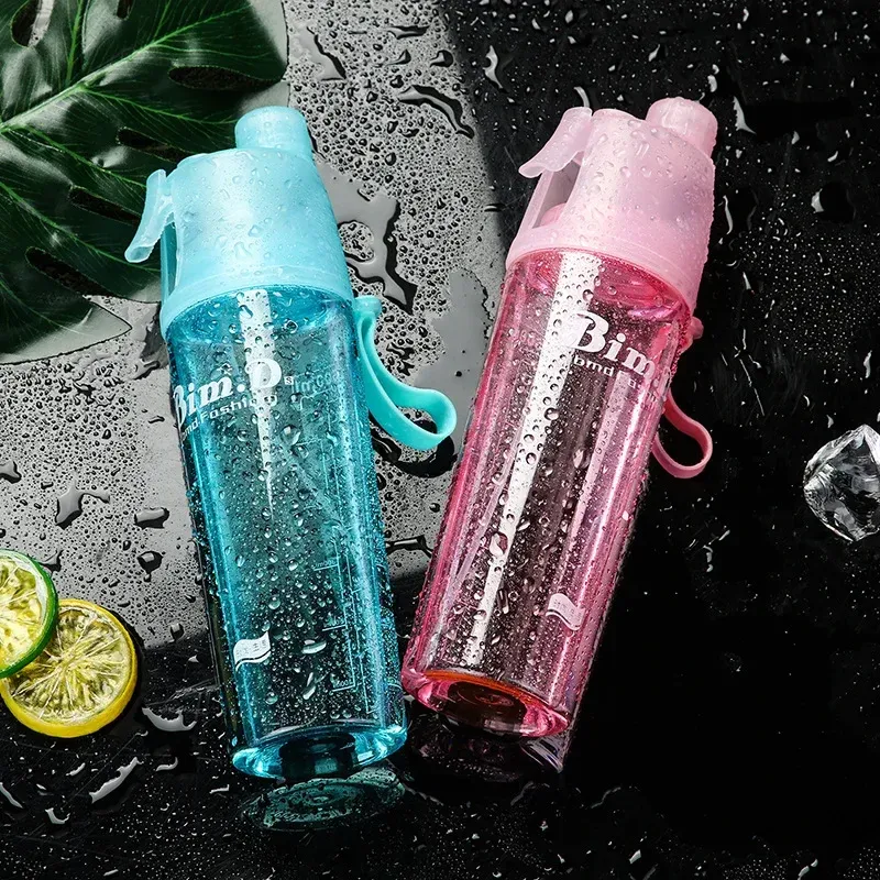 Bouteille d'eau portable avec paille, lot de 1 à 4 pièces, pour sports de plein air 2