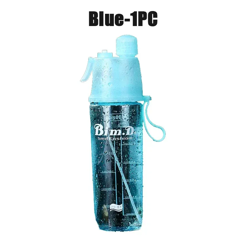 Bouteille d'eau portable avec paille, lot de 1 à 4 pièces, pour sports de plein air 7