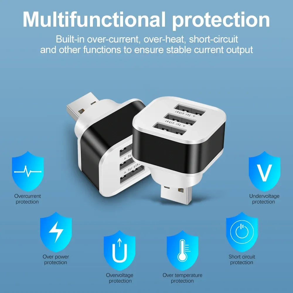 Adaptateur USB 3 en 1 finition