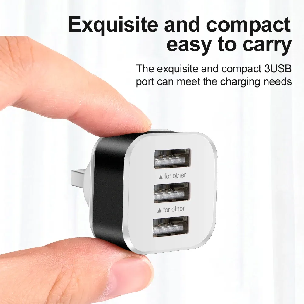 Adaptateur USB 3 en 1 connexion multiple