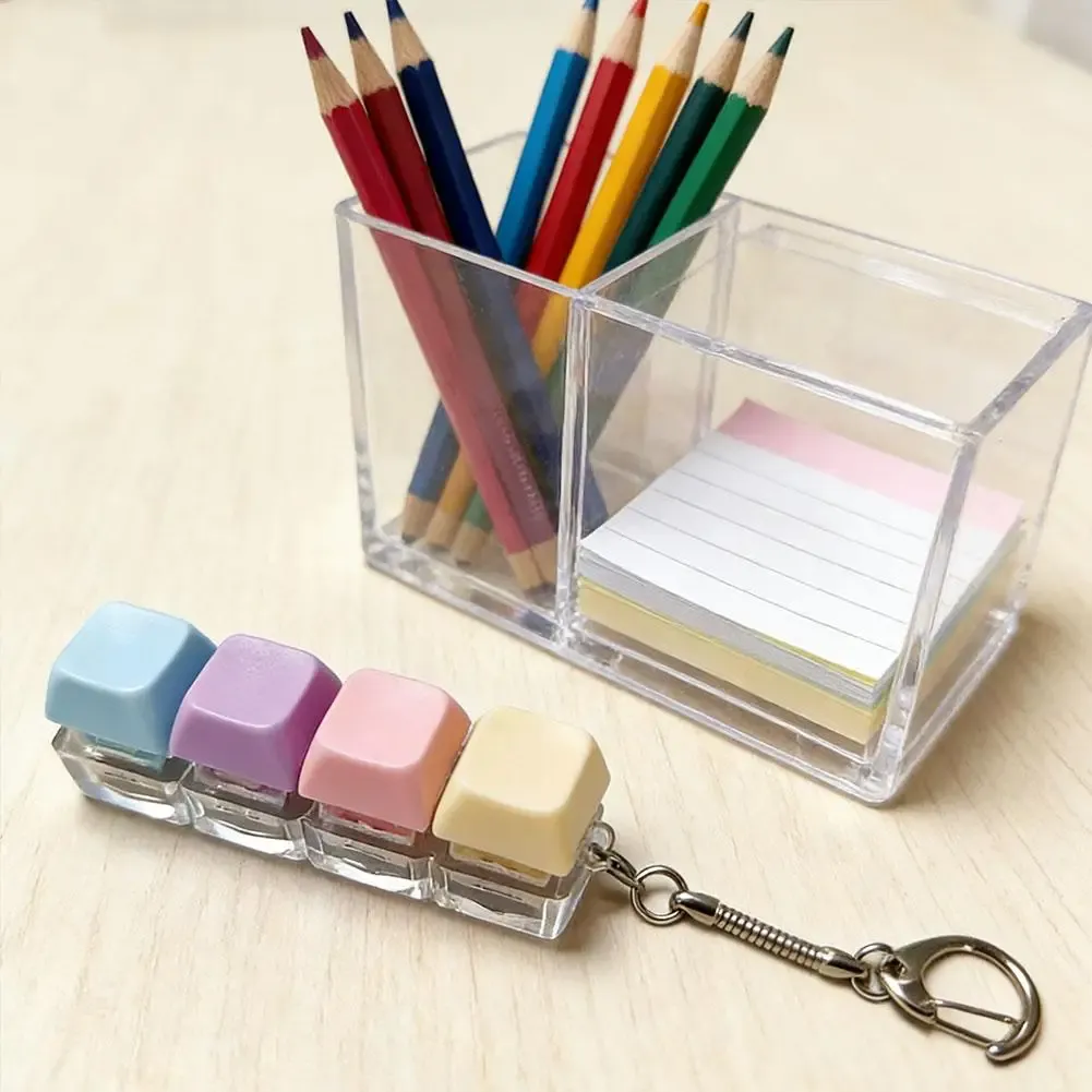 Clavier fidget, vue rapprochée